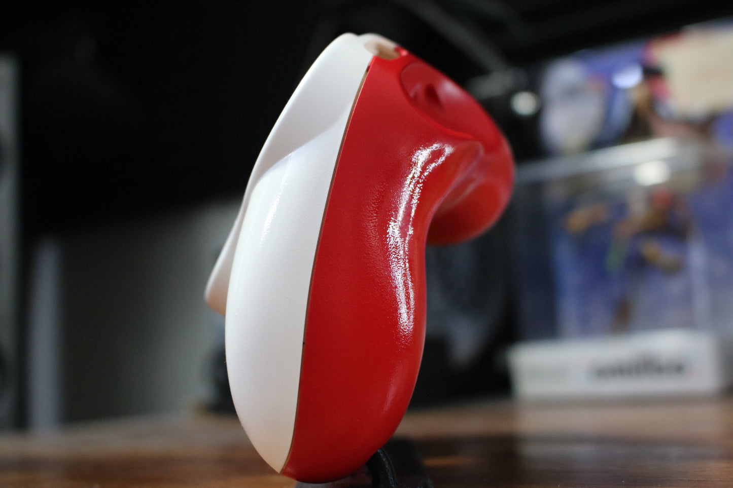 Custom Painted Official Nintendo GameCube Controller Shell (OEM) | Super Smash Bros. Melee & Ultimate | Pokémon | Pokéball |