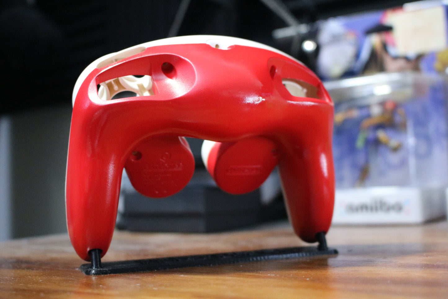 Custom Painted Official Nintendo GameCube Controller Shell (OEM) | Super Smash Bros. Melee & Ultimate | Pokémon | Pokéball |