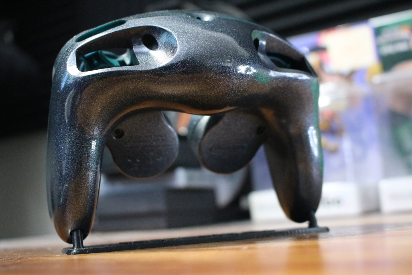 Custom Painted Official Nintendo GameCube Controller Shell (OEM) | Super Smash Bros. Melee & Ultimate | Samus | Metroid Prime |