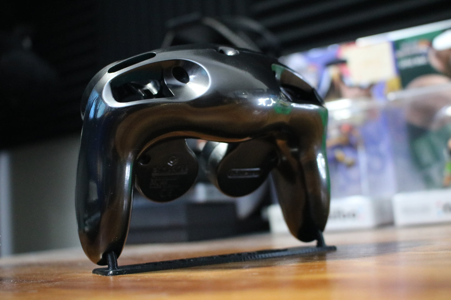 Custom Painted Official Nintendo GameCube Controller Shell (OEM) | Super Smash Bros. Melee & Ultimate | Chrome | Smash 4 |