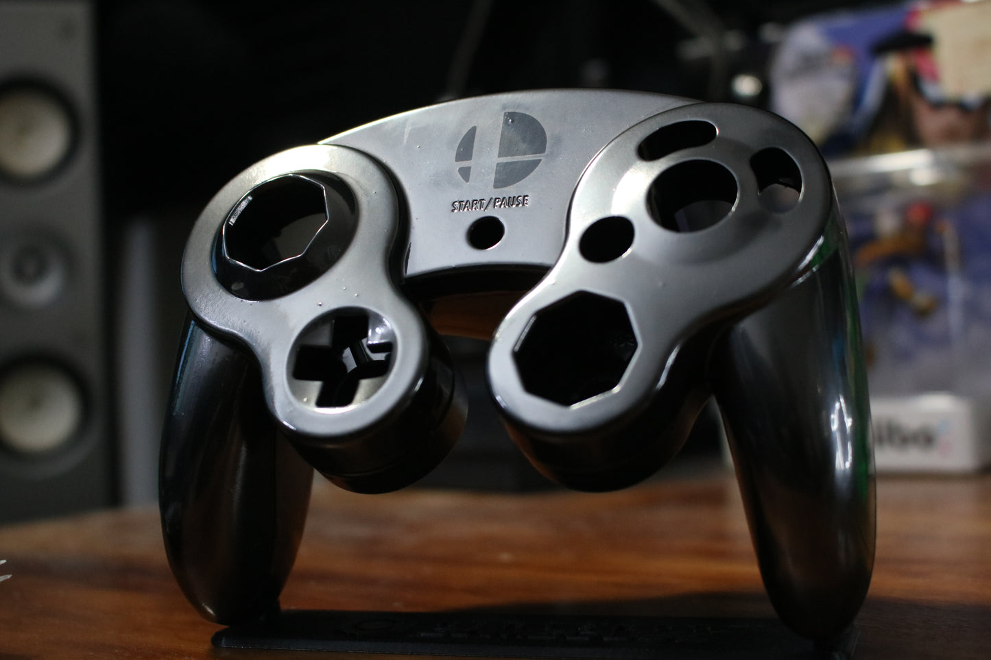 Custom Painted Official Nintendo GameCube Controller Shell (OEM) | Super Smash Bros. Melee & Ultimate | Chrome | Ultimate |