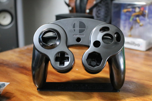 Custom Painted Official Nintendo GameCube Controller Shell (OEM) | Super Smash Bros. Melee & Ultimate | Chrome | Ultimate |
