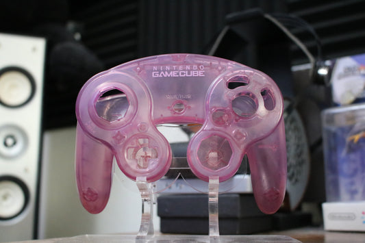 Custom DYED Official Nintendo GameCube Controller Shell (OEM) | Super Smash Bros. Melee & Ultimate | ATOMIC PURPLE |